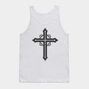 Cross of Jesus Christ and crown of thorns Tank Top